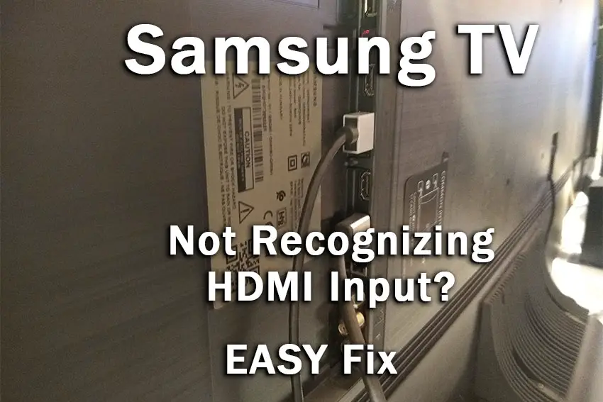 SAMSUNG TV Not Recognizing HDMI Input: EASY Fix in Minutes - Lapse of Shutter