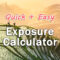 exposure calculator